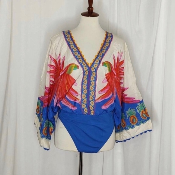 Farm Rio jumpsuit size large new with tags - Picture 8 of 8